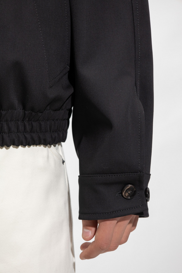 ジャケット BOTTEGA VENETA FW22 WOOL JACKET (716069_VKIV01000) Bottega Veneta Zip-Up Jacket, Size 52 IT